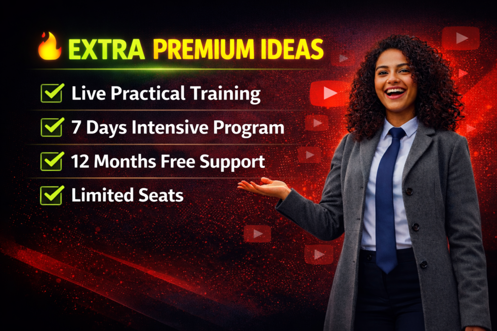 From Beginner to Pro YouTuber Turn Your Channel into a Growth Machine Live Interactive YouTube Training Build Your Channel from Scratch Optimize Like a Pro Creator Create Viral-Worthy Content